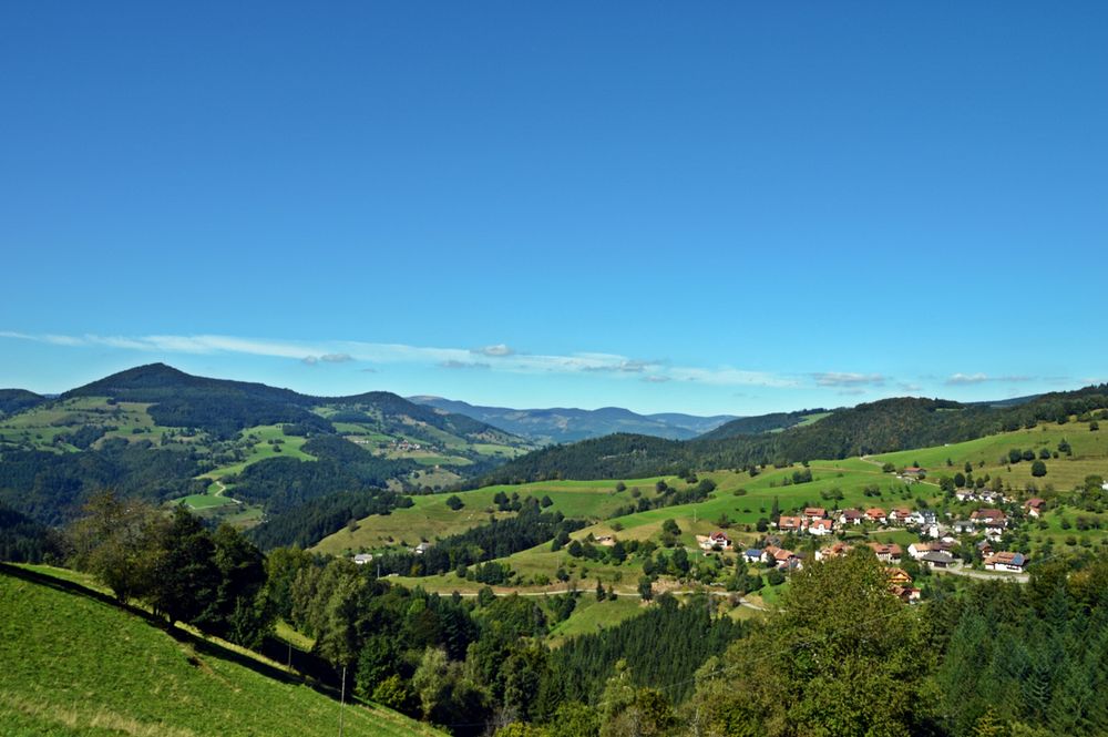 Zeller Bergland: OT Riedichen und der "Blauen"