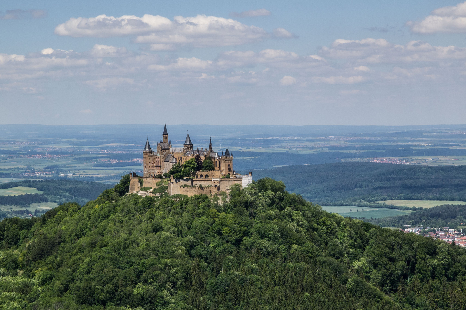 Zeller Horn - Blick, Burg Hohenzollern