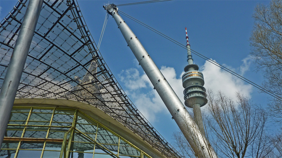 Zeltdach und Olympiaturm