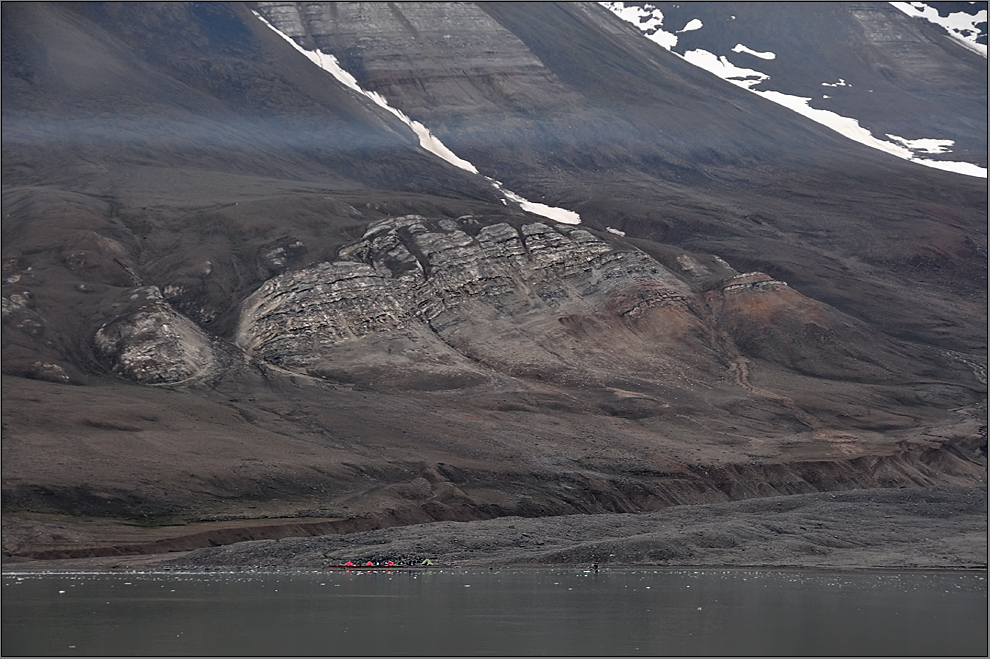 Zelten auf Spitzbergen