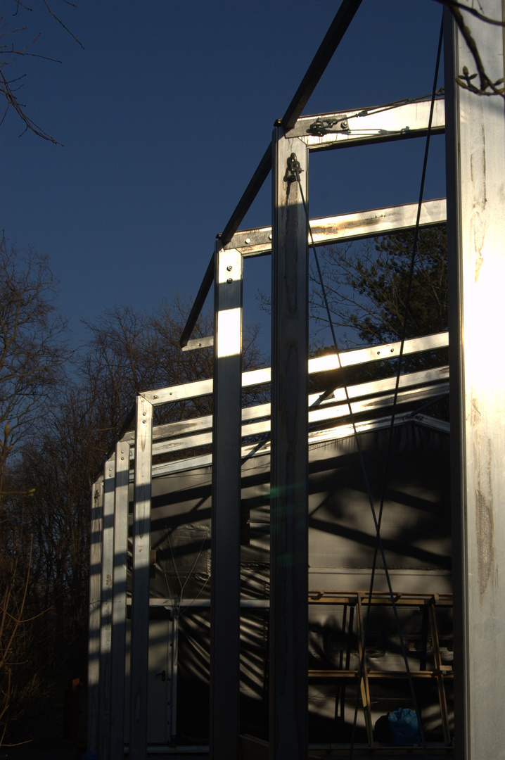 Zeltkino von Hiddensee wird wieder abgebaut. Hiddensee