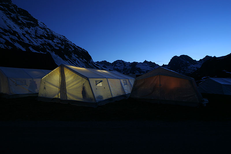 Zeltlager im Silvretta