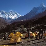 Zeltplatz in Tengboche