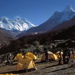 Zeltplatz in Tengboche