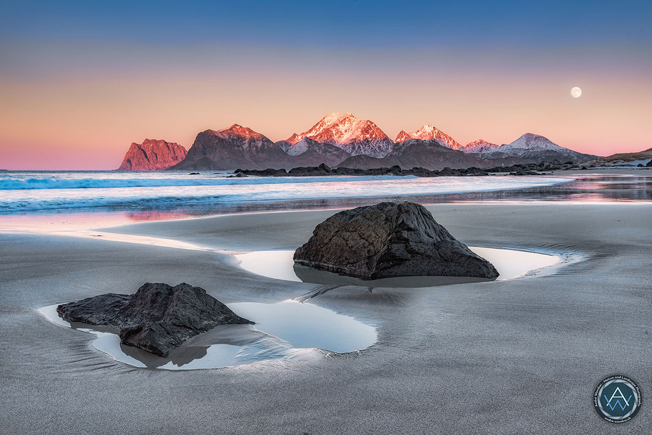 Zen-Art am Strand