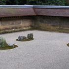 Zen Garten des Ryoan-ji Tempels