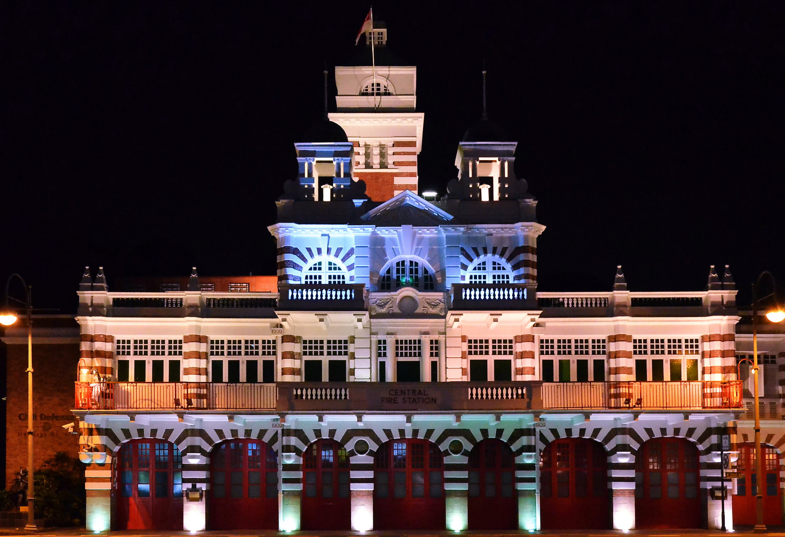 Zentrale Feuerwehrstation in Singapur