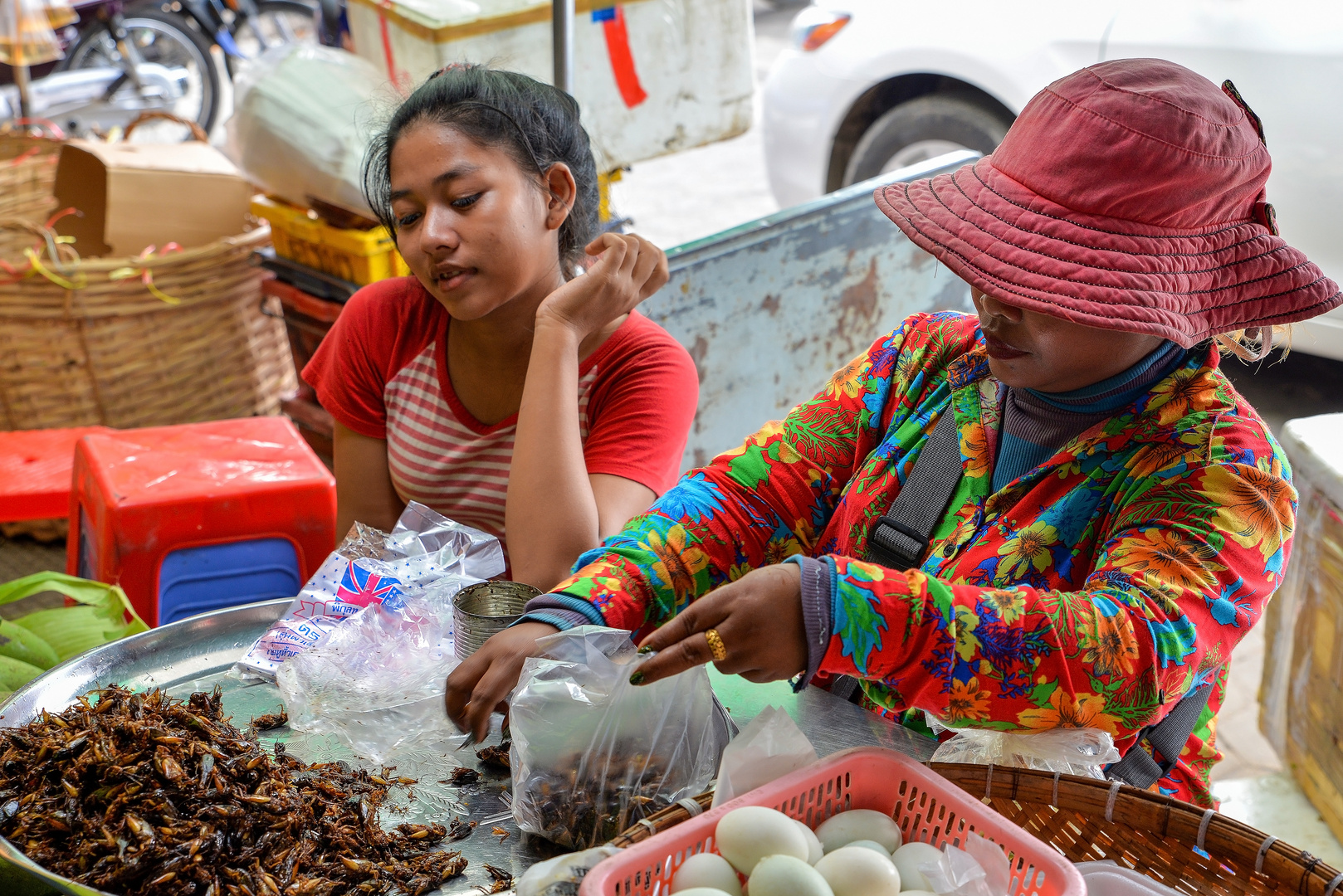 Zentralmarkt in Phnom Penh 02 Foto & Bild reportage dokumentation