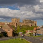 Zentrum Bamburgh mit Castle