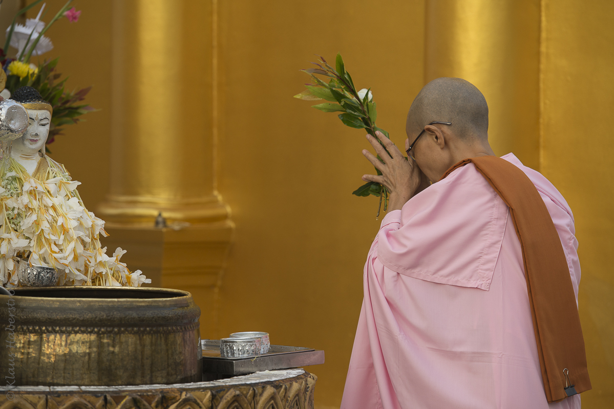 Zentrum des Glaubens - die Shwedagon Pagode