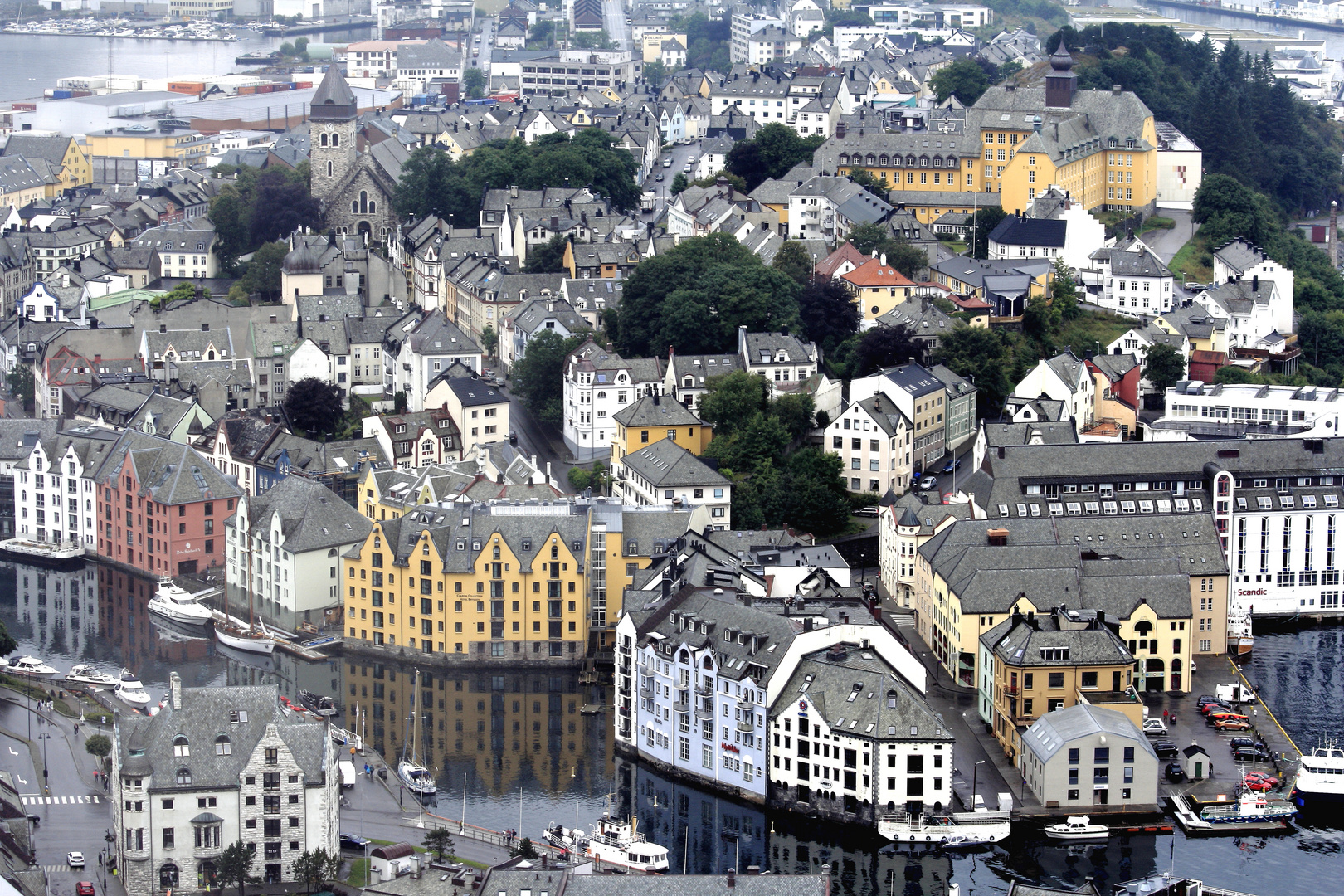 Zentrum von Alesund