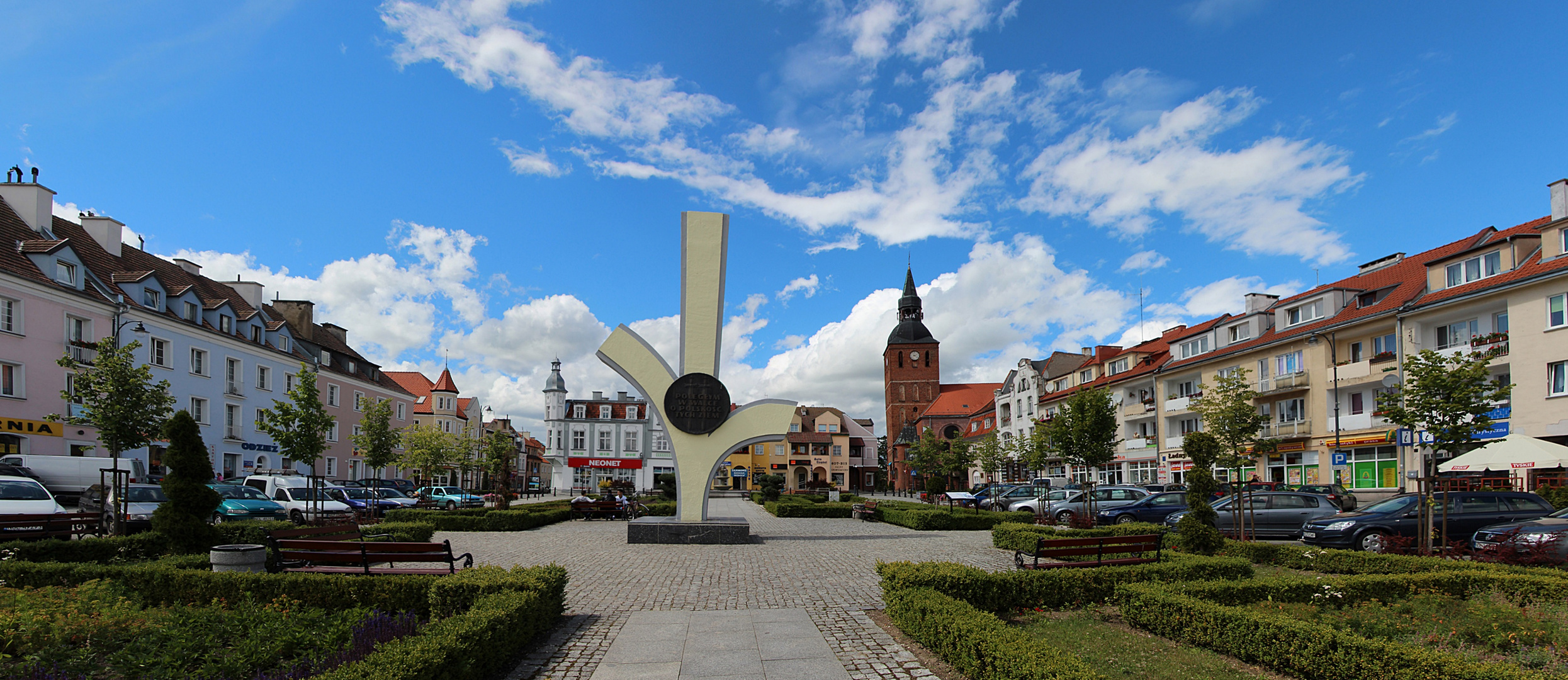 Zentrum von Biskupiec ( Bischofsburg)