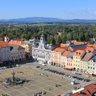 Zentrum von Ceske Budejovice (budweis) Premysl-Ottokar-II.-Platz