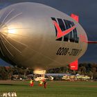 Zeppelin am Flughafen Essen Mülheim