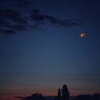 Zeppelin bei Nacht