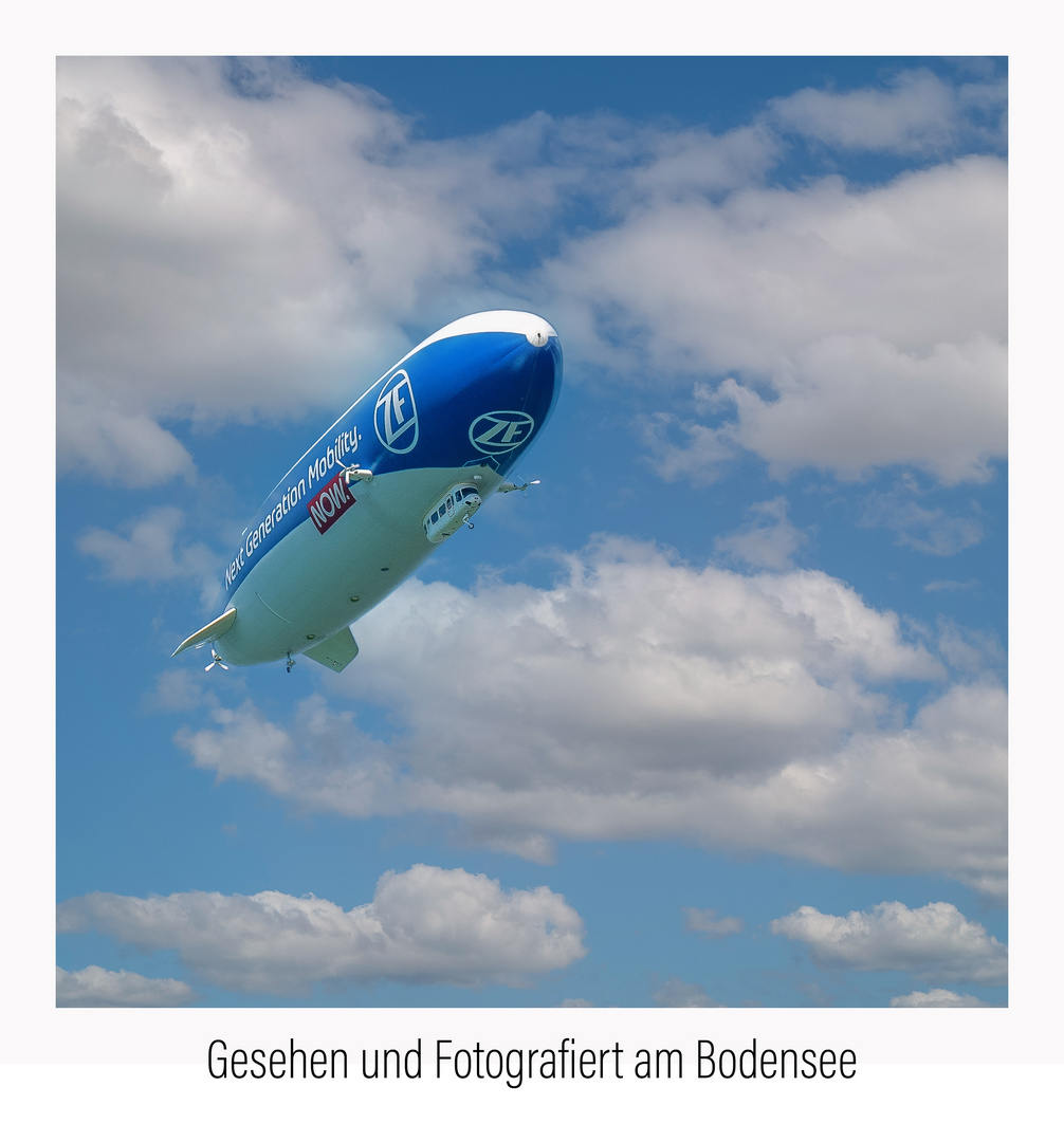 Zeppelin Fotografiert am Bodensee