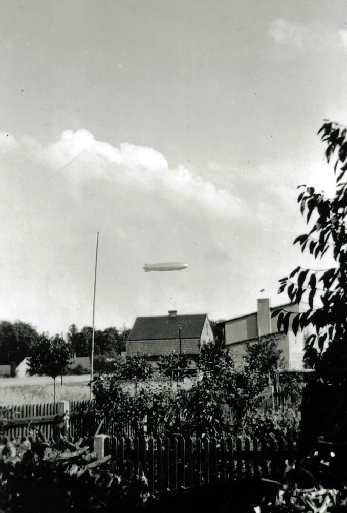 Zeppelin über Bad Muskau