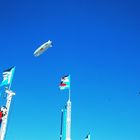 Zeppelin über das Gelände der BAUMA in München (2010)