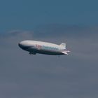 Zeppelin über dem Bodensee