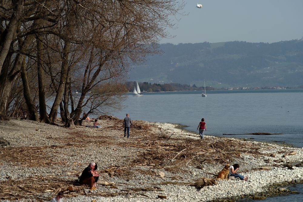 Zeppelin überm Strand