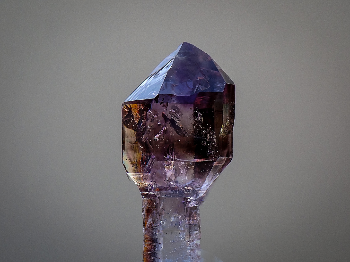 Zepter Amethyst-Rauchquarz