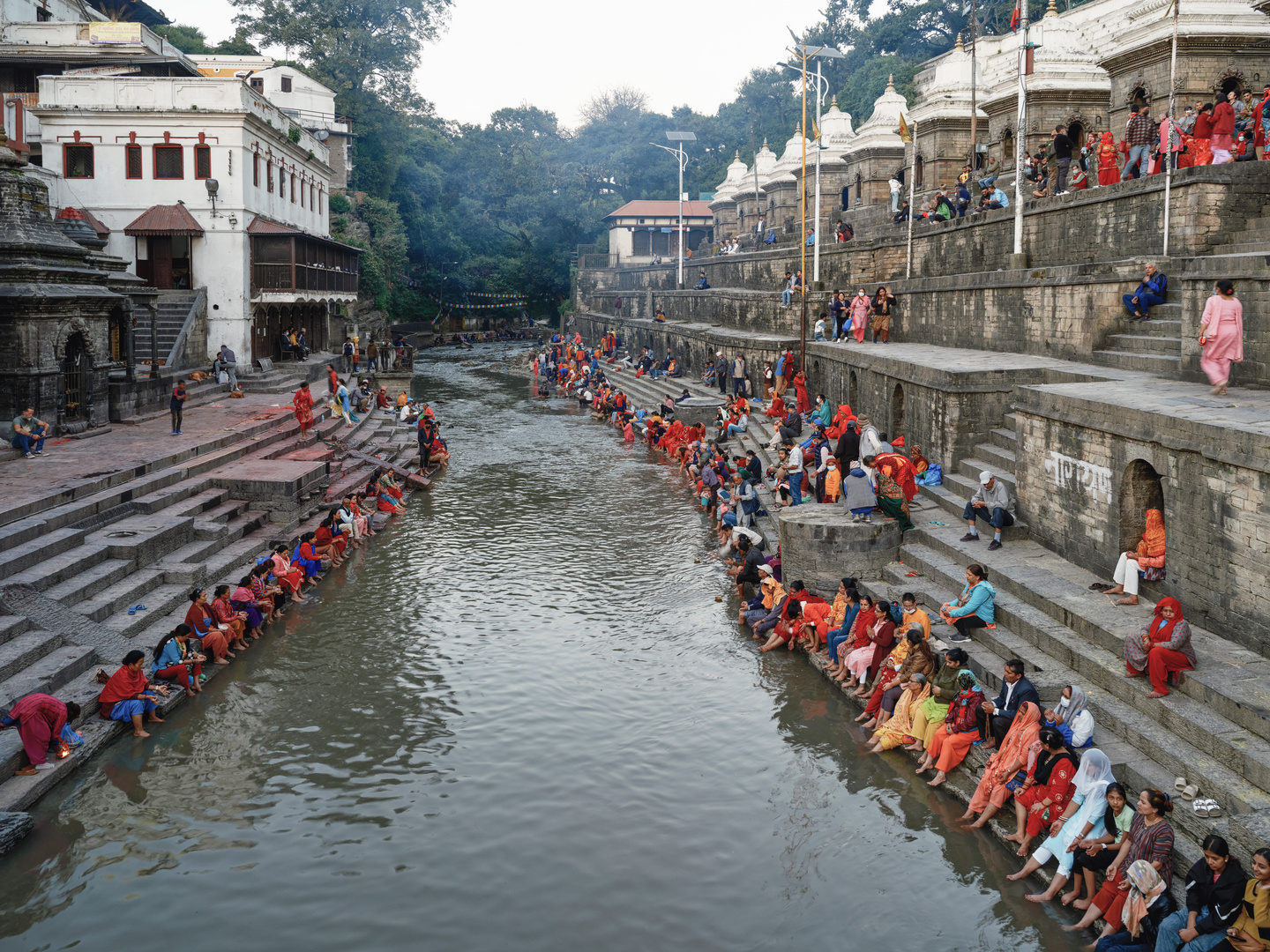 Zeremonie am Bagmati Fluss I