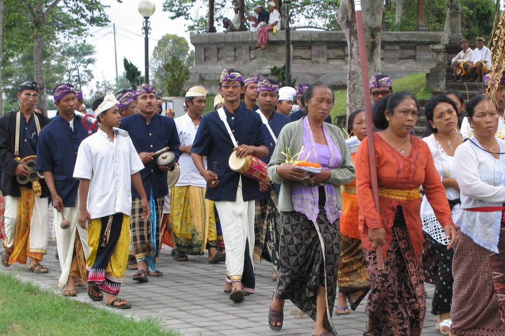 Zeremonie auf Bali