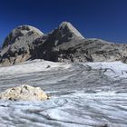 Zerfurchter Gletscher