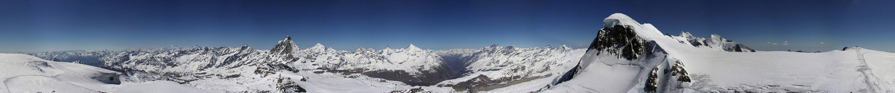 Zermatt - 360 Grad vom Kleinen Matterhorn von Udo Witt