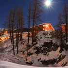 zermatt bei vollmond und -10°