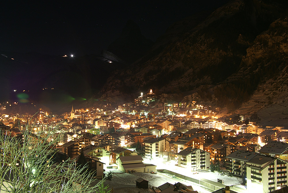 Zermatt by night...