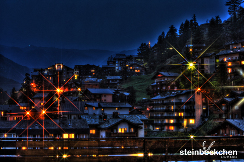 Zermatt by night