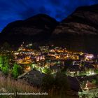 Zermatt und Matterhorn bei Nacht