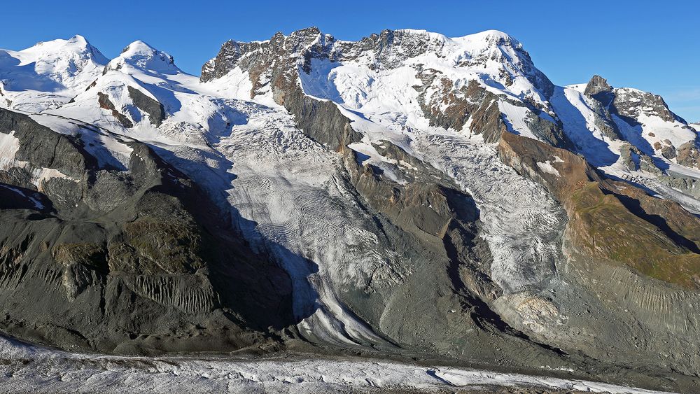 Zermatter Klassiker vom Gornergrat hoch über Zermatt aus... 