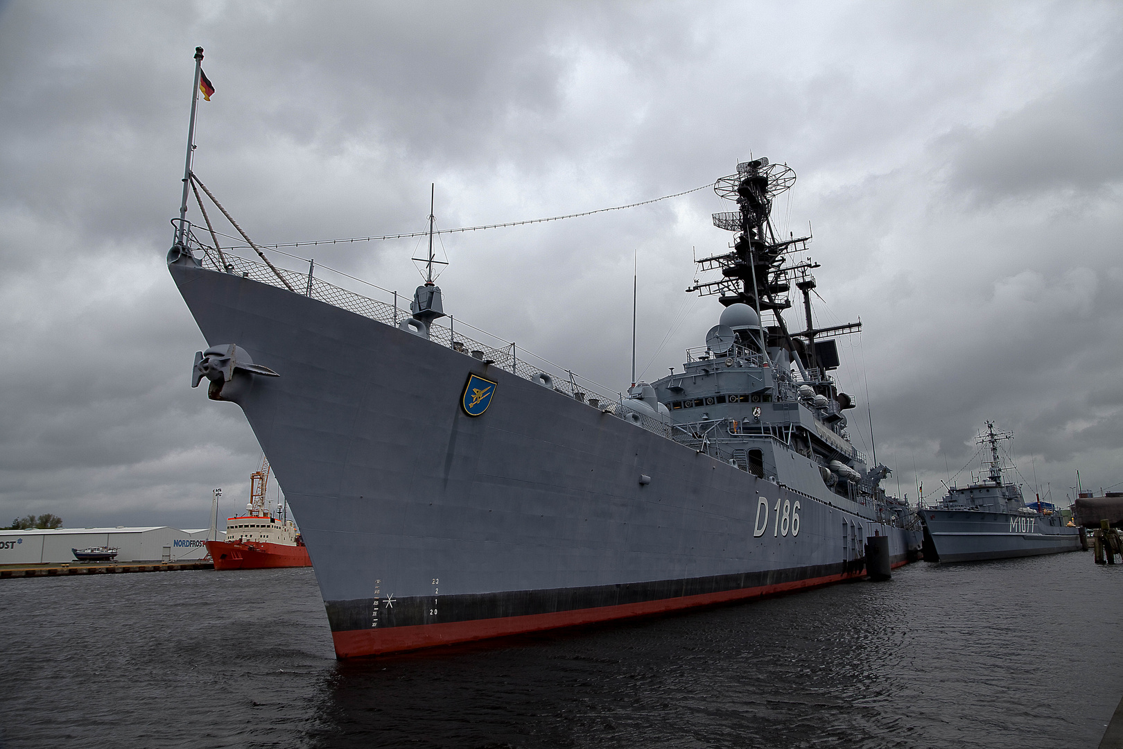 Zerstörer Mölders im Deutschen Marinemusuem Wilhelmshafen.