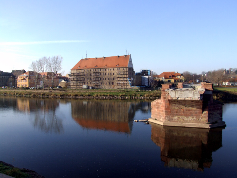 zerstörte Brücke