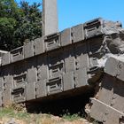 Zerstörte Stele in Axum...