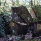 Zerstörter Flak-Bunker in der "Wolfsschanze"