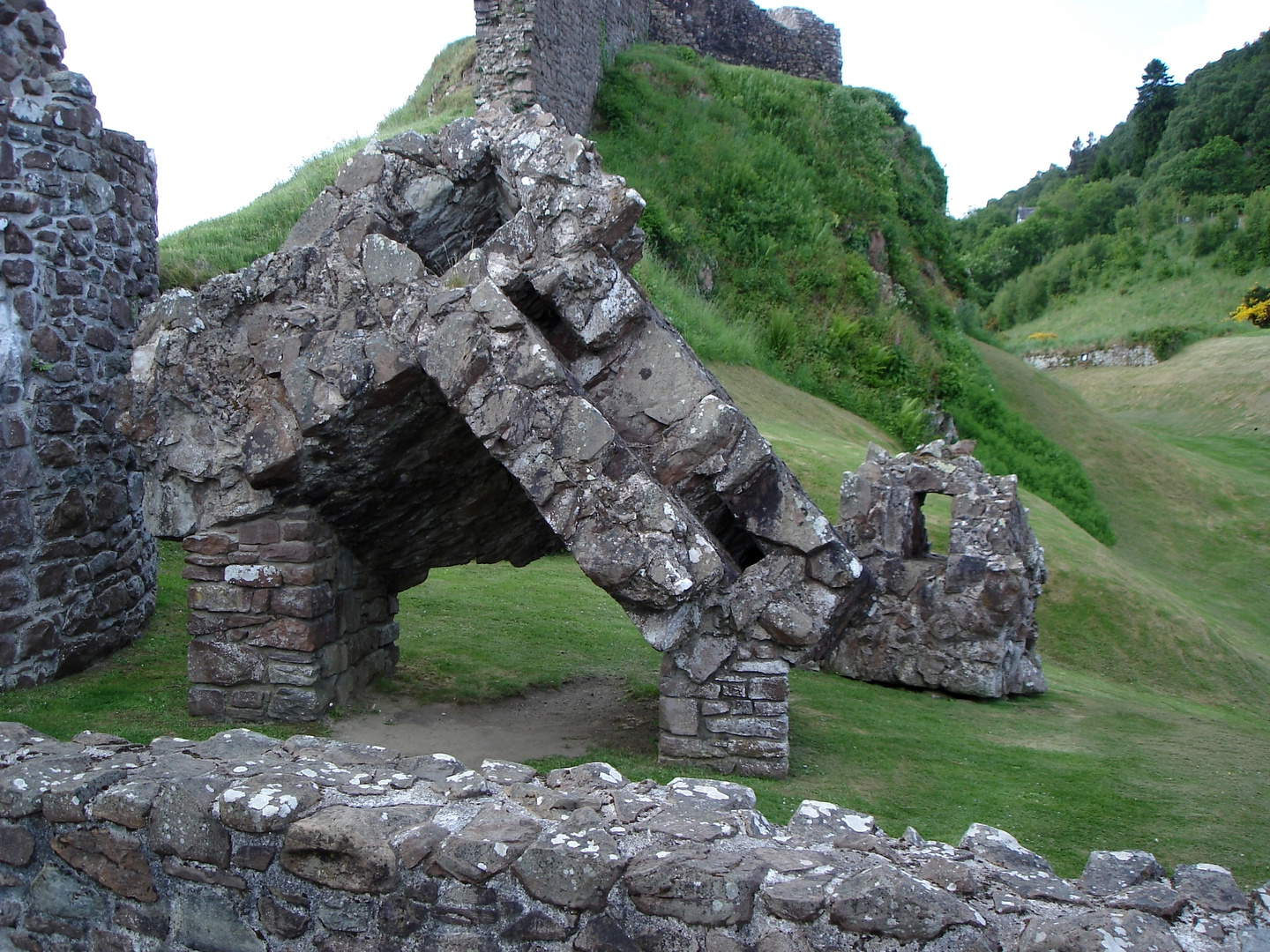 Zerstörung von Urquhart Castle