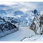 Zervreilahorn und Stausee im Winter