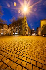 Zeughaus mit Lichtstern