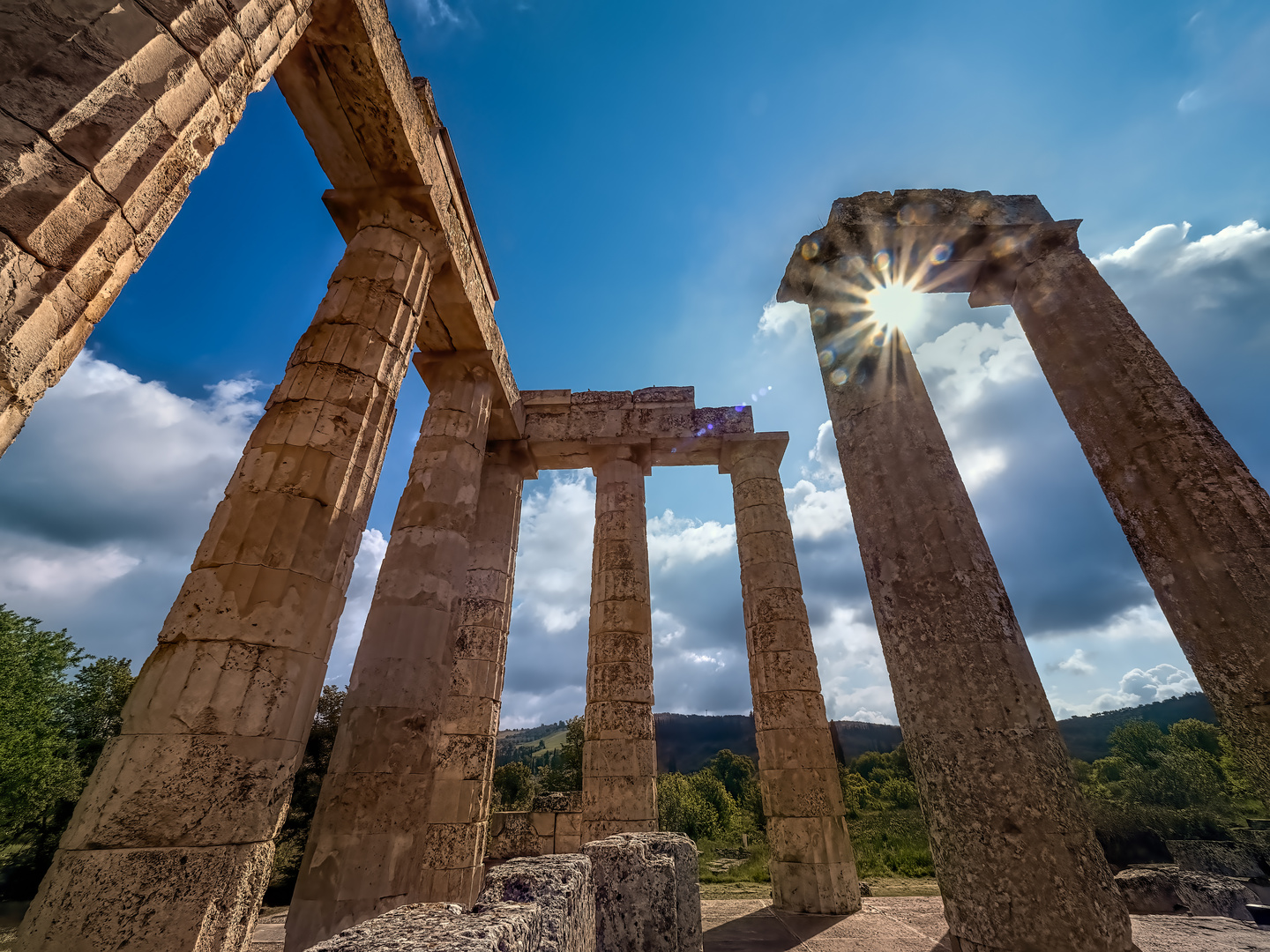 Zeus-Tempel in Nemea