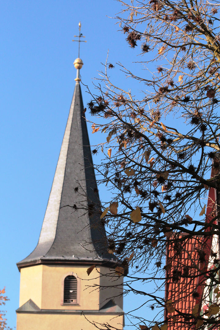 Zeutern Turm der alten St. Martinskirche