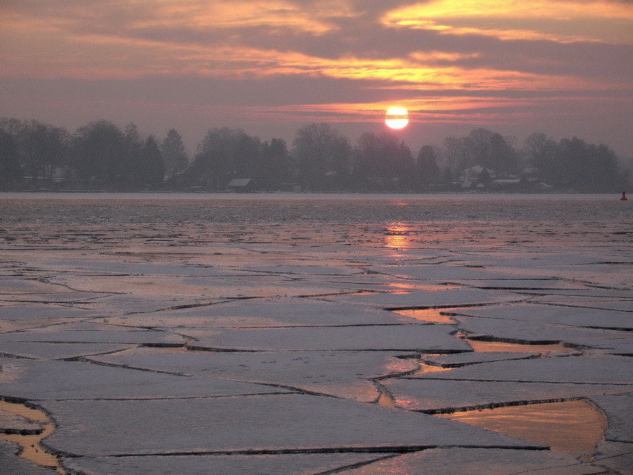 Zeuthener See bei -20°C