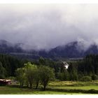 Zeutschach im Morgennebel