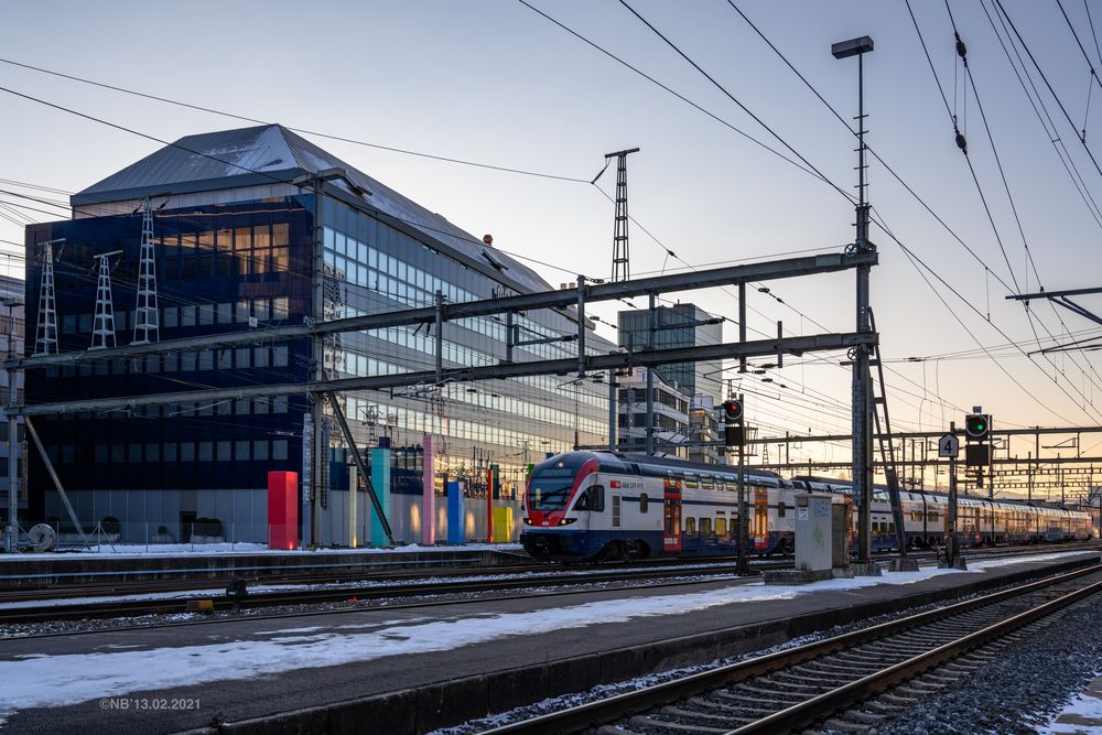 ZH Altstetten nach Sonnenuntergsng