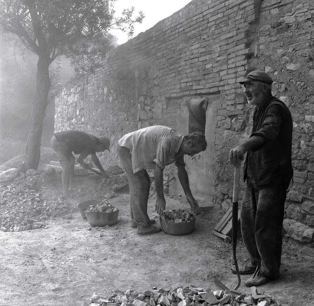 Ziegelei-Arbeiter, Spanien, 1980