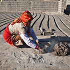 Ziegelherstellung im Distrikt Laitpur, Nepal