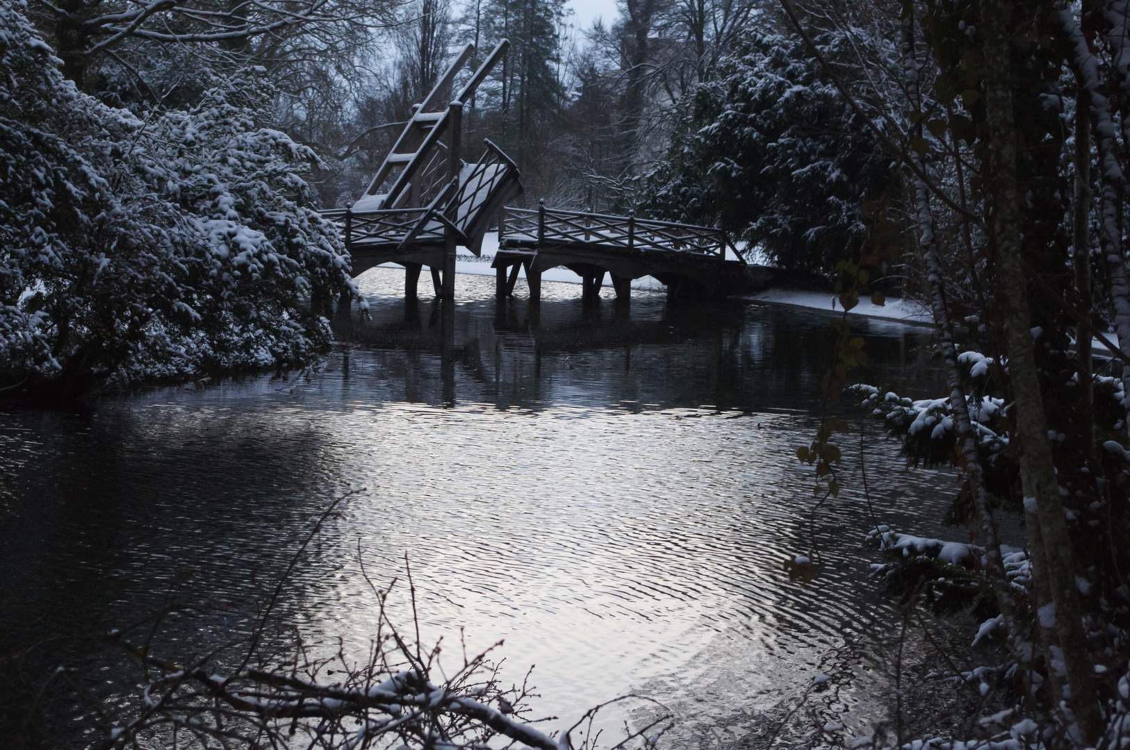 Ziehbrücke, Schloss Landhuet Utzenstorf