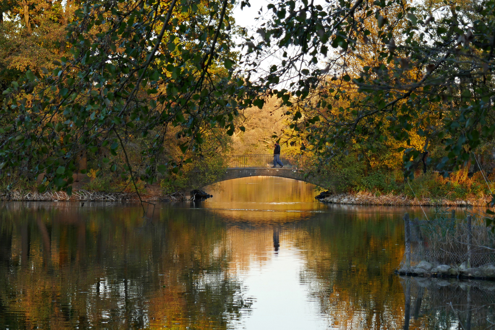 Ziehe durch, ziehe durch durch die gold'ne Brücke